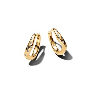 Hovedbilde Organic Sparkling Hoop Earrings 