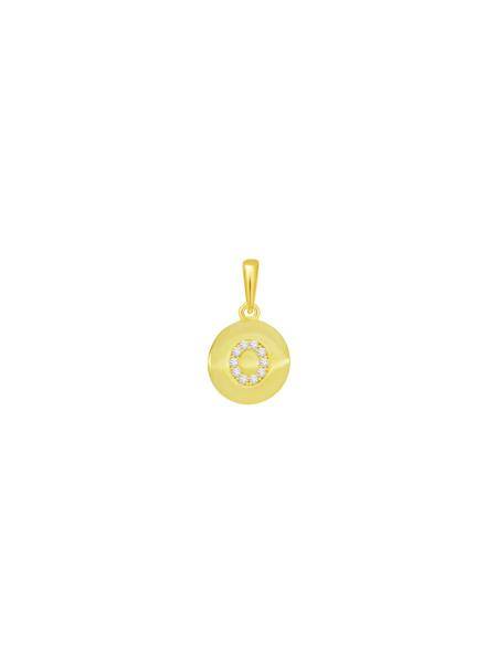 GD Classic Bokstav gulltags - O