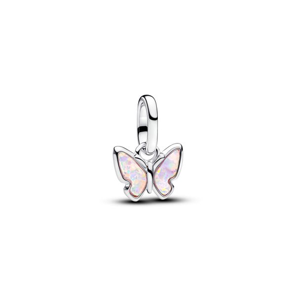 Pink Butterfly Mini Dangle Charm