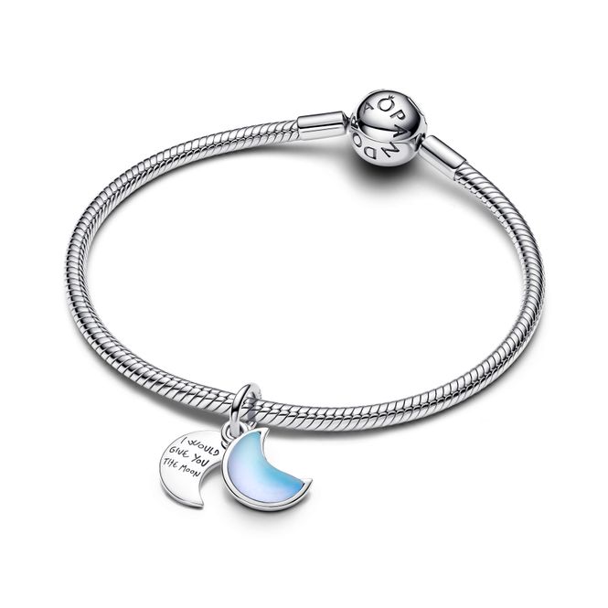 Hovedbilde Crescent Moon Dangle Charm 