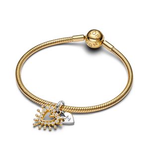 Hovedbilde Radiant Heart Double Dangle Charm