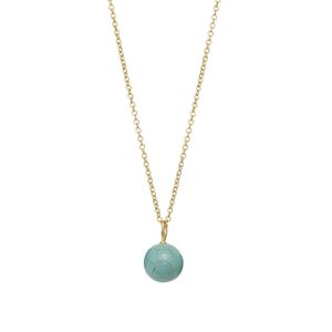 Bilde av Pendant with Turquoise - gold plated