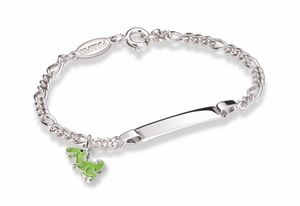 Hovedbilde ID-ARMBÅND, GRØNN DINOSAUR